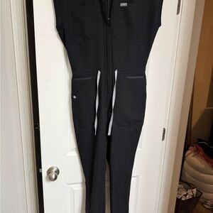 Figs Black Women's Jumpsuit with Pockets